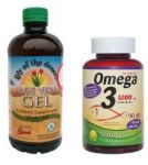 Omega 3 + Aloe Vera gél