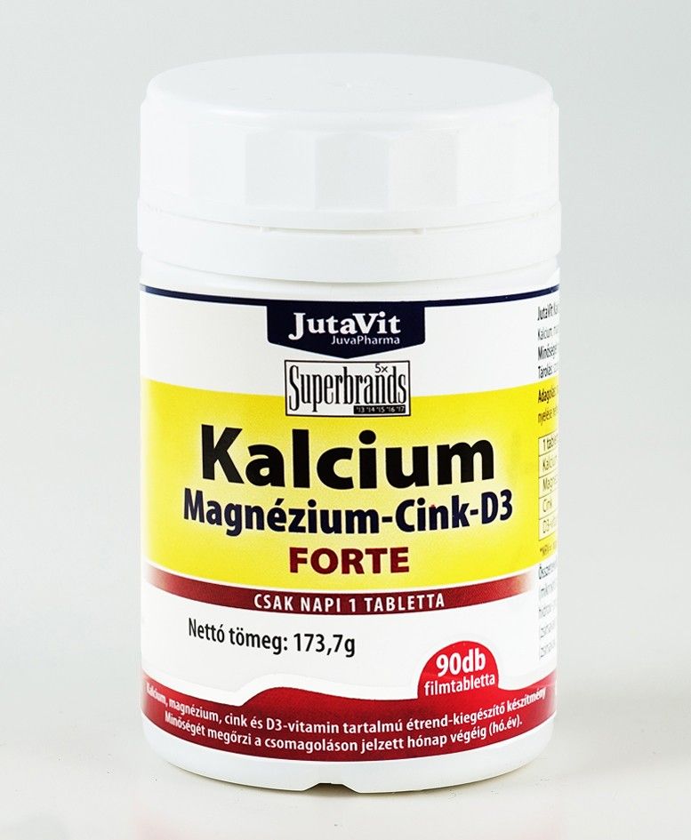 JutaVit Kalcium-Magnézium-Cink Tabletta