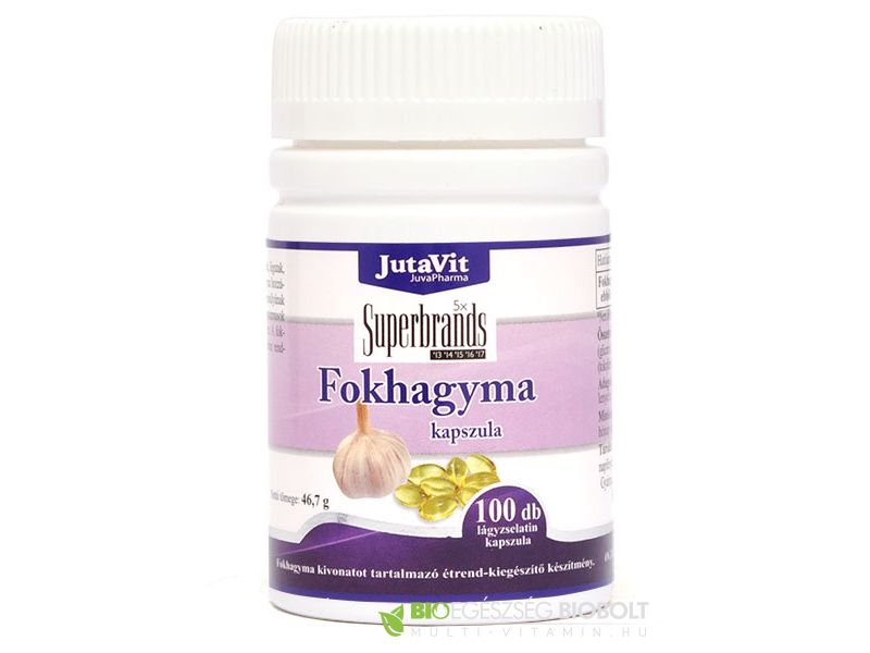 Jutavit Fokhagyma kapszula 420 mg 100 db