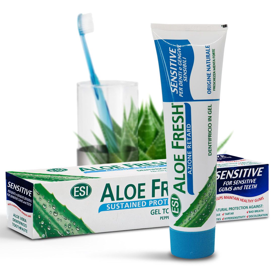 12.000 Ft. feletti vásárlásnál választható ajándék! Aloe Fresh® Sensitive FOGKRÉM – Fluoridmentes, parabén, titán-dioxid és mesterséges színezék nélkül.