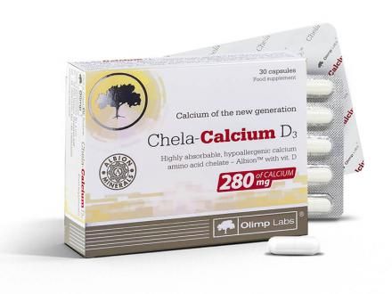 Chela Calcium+D3® - Világszabadalommal védett kelátkötésű, sejtszinten szívódó szerves kalcium.