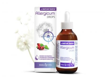 Allergicum DROPS, allergia elleni csepp - Állati szőr, penész, atkák, pollen, házi por ellen.