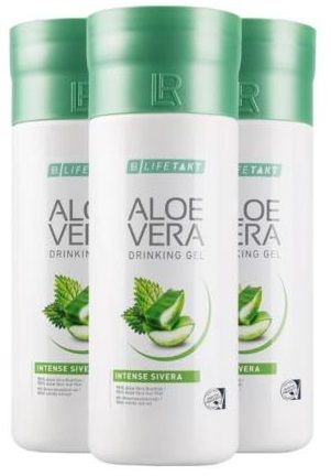 3 palack Aloe Vera Sivera ivógél csalánkivonattal. (LR Health & Beauty, Made In Germany)