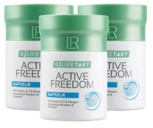 3 doboz Activ Freedom vitamin az Ízületekre. (LR Health & Beauty)