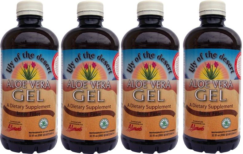 4 palack Aloe Vera natúr GÉL (3,78 liter)