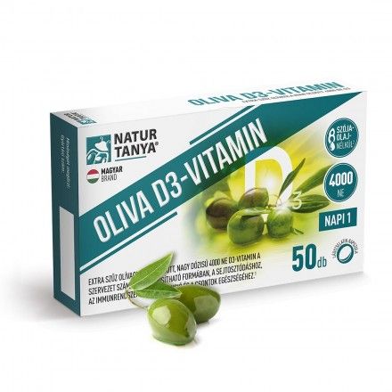 12.000 Ft. feletti vásárlásnál választható ajándék! OLIVA D3-vitamin - 4000 NE Quali®-D aktív D3-vitamin.